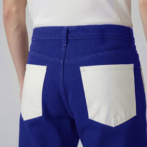 Jeans de Hombre de Pierna Recta, Lavado Medio, Formales de Invierno, de Mezclilla, Secado Rápido, Algodón, Casuales, Estilo Y2K, Tejido de Peso Medio - Product Image 4