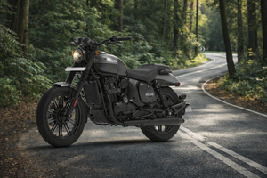 มอเตอร์ไซค์ YEZDI "ROADSTER" สีแดง พร้อมท่อไอเสียคู่และดิสก์เบรก - Product Image 4