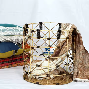 New Design Elegant <b>Wicker</b> <b>Basket</b> Rattan <b>Laundry</b> Storage <b>Basket</b> From Vietnam - Product Image 2