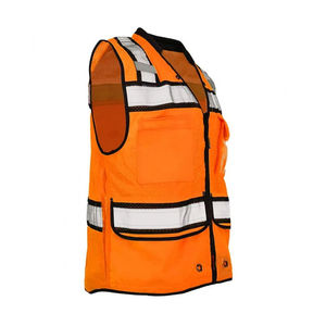 Chaleco de Seguridad de Alta Visibilidad para Trabajadores de la Construcción, Chaleco Reflectante con Múltiples Bolsillos Utilitarios, Chaleco de Trabajo Premium - Product Image 2