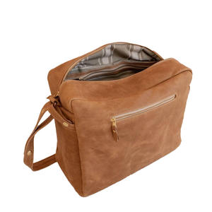Sac à dos à langer en cuir pour maman, sac de rangement pour bébé, sac à couches de maternité, sacs pour maman, meilleur grossiste - Product Image 2