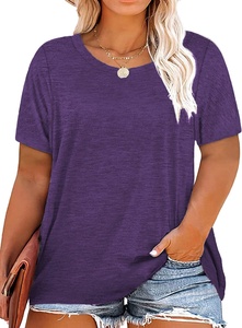 Camiseta de Mujer con Lavado Ácido, Estilo Casual Moderno, Tela Ligera, Ajuste Cómodo, Atuendo Urbano de Verano a la Moda, Alta Calidad - Product Image 4