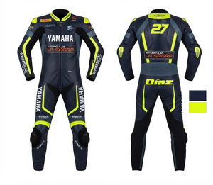 Ramaha Moto Racing Jumpsuit/Traje Premium Cowhide/Kangaroo Leather | Track Ready | <b>Level</b> 2 Protection - Product Image 1
