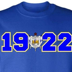 Sudadera con Cuello Redondo y Escudo de la Hermandad Sigma Gamma Rho, Color Azul Rey, para Mujer, Sudadera de Forro Polar con Gráfico del Escudo, Personalizada para Universidad - Product Image 5