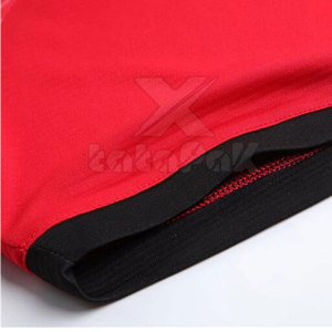 Camiseta de Fútbol para Hombre, Elegante, con Contraste de Color, Manga Corta, de Alta Calidad, Transpirable, Cuello en V, para Entrenamiento Atlético - Product Image 3