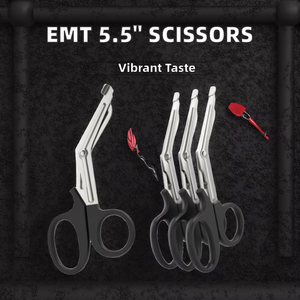 Tijeras para Trauma SWISHER INTERNATIONAL ENT, Tijeras para Vendajes Lister de 5.5 Pulgadas, Acero Inoxidable Manual, Certificación CE, Ecológicas, Primeros Auxilios - Product Image 4