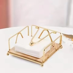 Designer Crafted Metal Napkin Stand For Dining Table And <b>Kitchen</b> Stylish <b>Tissue</b> <b>Holder</b> For Home Office And Restaurant - Product Image 6