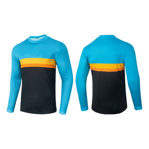 เสื้อจักรยาน BMX คุณภาพสูงแบบสั่งทำพิเศษ แขนยาว พิมพ์ลายแบบ Sublimation เสื้อเจอร์ซีย์ MTB สำหรับผู้ใหญ่ ชุดกีฬาแข่งขัน ขายส่งราคาถูก - Product Image 4