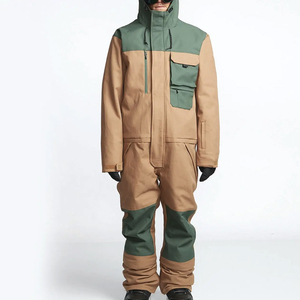 Traje de Esquí Personalizado para Hombre, Impermeable, Cortavientos, Térmico, Mono para Snowboard con Capucha, Poliéster/Nailon, para Invierno - Product Image 1
