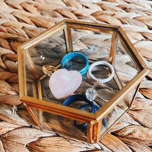 Wooden <b>Ring</b> <b>Bearer</b> <b>Box</b> with Clear Transparent Lid, Proposal Engagement Storage - Product Image 3