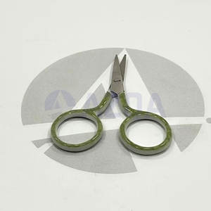 Tijeras Domésticas de Acero Inoxidable de Alta Calidad para Bordado, Hilado y Corte Láser con Hojas Dentadas y Lisas - Product Image 2