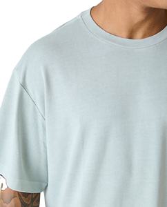 250 Gsm Drop Graphic Heavyweight T-shirts De Luxe Blanc Coton Lourd Personnalisé Streetwear T-shirt Surdimensionné pour Hommes - Product Image 5