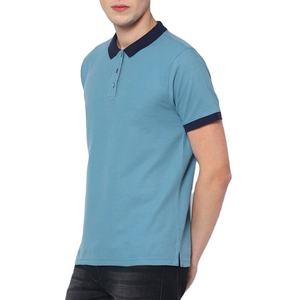 เสื้อเชิ้ตผู้ชายรุ่นใหม่ล่าสุดสำหรับฤดูร้อน น้ำหนักเบา ระบายอากาศได้ดี แขนสั้น สวมใส่สบาย ผลิตจากผ้าฝ้าย 100%  พร้อมโลโก้ด้านหน้า ผลิตโดย SMART SHINE ENTERPRISES - Product Image 5