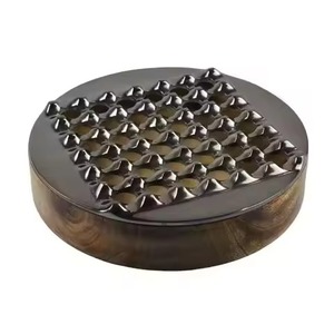 Metal Floor Shiny Smoking Tray With Standing Tall Silver Colored Finishing Design Stand - Product Image 5