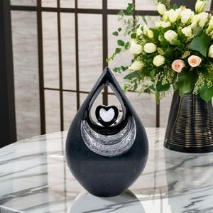 Urna Conmemorativa de Metal Contemporánea para Cenizas de Adultos, Nuevo Diseño en Forma de Lágrima, Urnas Funerarias Decorativas para Cremación y Entierro, Venta al Por Mayor - Product Image 6