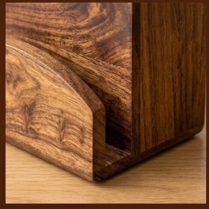 Organizador de Utensilios de Madera CraftNest Expo con Ranuras para Cuchillos, Tenedores y Cucharas, para Almacenamiento de Vajilla en la Cocina, Solo Lavar a Mano - Product Image 4