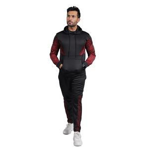 Ensemble de survêtements à capuche pull-over mode de rue d'hiver de qualité supérieure pour hommes pantalon de survêtement coupe-vent solide et lourd écologique - Product Image 3