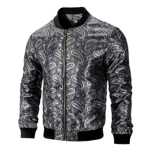 Professional Manufactures <b>Lightweight</b> <b>Men</b> Bomber <b>Jacket</b> Casual Slim Fit Style Comfortable Bomber <b>Jackets</b> for <b>Men</b> in Solid Colors - Product Image 1