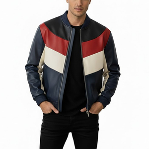 Men's <b>Leather</b> <b>Jacket</b> Custom Genuine Stand Autumn Short Casual Simple <b>Real</b> Cow <b>Leather</b> Coat Man Spring Winter <b>Jacket</b> Men - Product Image 1