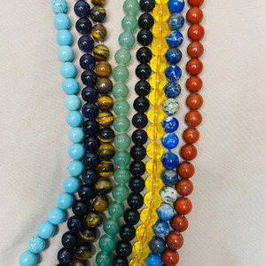 Chất lượng cao AAA tinh thể tự nhiên đá quý hạt chuỗi nhà cung cấp từ Ấn Độ hạt Kích thước 4mm đến 14mm - Product Image 5