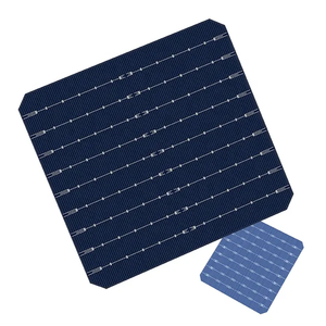 Célula solar mono PERC 166mm 9BB 10BB 12BB, oblea de silicio polivinílico 5BB 9BB, células fotovoltaicas bifaciales de fabricación de células solares - Product Image 3