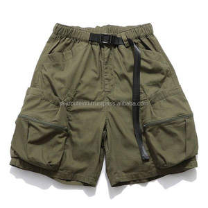 กางเกงขาสั้นผ้าโพลีเอสเตอร์100% แบบสมาร์ทบอร์ดลำลองแบบมีเชือกผูกสำหรับทอแบบถักมีรูระบายลมดิจิตอลมีบริการ OEM มีให้เลือก - Product Image 3