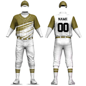 Custom Bundle Pack Baseball Uniform Sports Wear Personalized Printing Designs Custom Logo Full Baseball Uniform Package For Men - Product Image 1