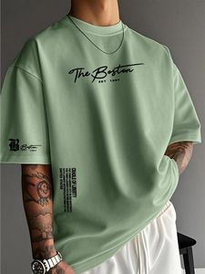 Camiseta de algodón blanca de manga corta con cuello redondo para hombre, ajuste regular, transpirable, ecológica, 220g, diseño personalizado, de la marca Joy Seeing Money. - Product Image 5