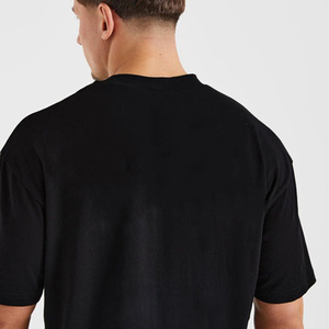 Custom Design Blank Front <b>Box</b> Tee Shirt Streetwear Oversize T-Shirt Heavyweight Cotton Breathable Drop Shoulder Men - Product Image 4