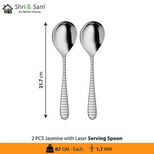 Cuchillos de cena de acero inoxidable cortados con láser Jazmín de 7 piezas - Product Image 4