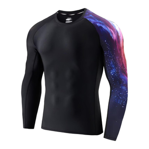 เสื้อรัดรูปแขนยาวพรีเมียม ระบายอากาศได้ดี แห้งเร็ว เหมาะสำหรับออกกำลังกาย คุณภาพสูงจากผู้ผลิต - Product Image 1