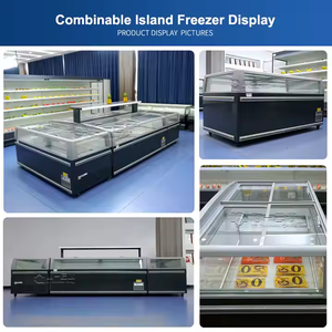 ตู้แช่เกาะทำจากแก้วสำหรับอาหารแช่แข็งในซูเปอร์มาร์เก็ต - Product Image 6