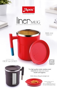 Taza Reutilizable ANAX con Tapa de 300 ml, Acero Inoxidable 304, Autoagitación Magnética, Diseño Moderno y Lujoso para Beber Café - Product Image 2