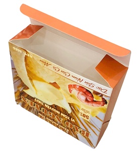 Cajas de Cartón Autoarmables Personalizadas con Materiales Reciclados, Tamaño 14*4*13, Acabado con Laminado Brillante, Diseño Moderno, Grabado en Relieve para Alimentos, UV - Product Image 2