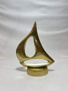 Handmade <b>Gold</b> Aluminium Decorative Sculpture Modern Geometric Metal Art Statue for Coffee <b>Table</b> Shelf <b>Console</b> <b>Table</b> Luxury Home - Product Image 6