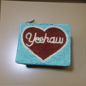 Merry Bright Handmade Women's Coin Purses Beaded <b>Mini</b> <b>Pouches</b> in Colorful Clutch-Style for Holiday Christmas Festival Gifts - Product Image 2
