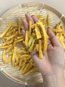 Rodajas de Camote Secas 100% Naturales con Sabor Dulce, Listas para Comer, Snack de Frutas y Verduras - Product Image 1