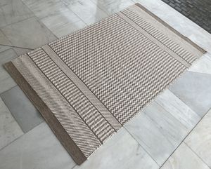Modern Loop Pile Hand <b>Woven</b> Jute Wool Stripes Non-Slip Durable Medium Pile Indoor Area <b>Rugs</b> Sets Trendy Design Manufacturer's - Product Image 1