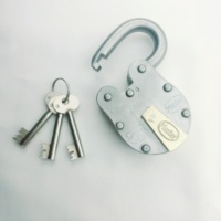 20 ans de garantie de qualité supérieure cadenas de confinement de Style Antique en laiton et fer avec 3 clés fonctionnelles/cadenas de confinement Alcatraz