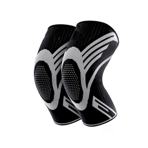 Genouillères de sport à compression pour haltérophilie, manchons de genou en néoprène 7 mm, protection professionnelle, haute élasticité - Product Image 1