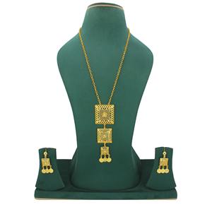 Ensembles de bijoux arabes en laiton plaqué or avec boucles d'oreilles, collection parfaite pour le Ramadan, bijoux de mariée indienne de Dubaï - Product Image 1