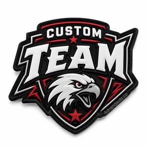 Fabricante de Parches Personalizados de PVC y Goma para Equipos |   Parches de Logotipo 3D de PVC Suave con Cierre de Gancho y Bucle para Equipos Deportivos, Marca Promocional - Product Image 6