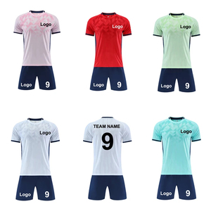 ชุดเสื้อฟุตบอลสีชมพูกรมท่าสำหรับผู้ชาย แบบซับลิเมชั่น แขนสั้น สกรีนชื่อทีมได้ ระบายเหงื่อได้ดี คอกลม ชุดยูนิฟอร์ม - Product Image 5