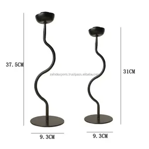 Modern Elegant Handmade Christmas Candlestick Holder for Trendy Living <b>Spaces</b> and Luxury Interior Design - Product Image 2