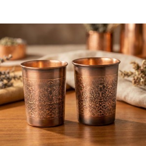 American Ayurveda 100% Pure <b>Copper</b> Water <b>Bottle</b> for <b>drinking</b> Leakproof Natural Ayurveda Health Benefits <b>Copper</b> <b>bottle</b> - Product Image 6