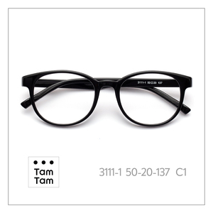 แว่นตา Tam Tam Round Full Rim 50-20-137 C9 เลนส์เรซิ่นป้องกันรังสียูวีสำหรับผู้ใหญ่ทุกเพศ - Product Image 5