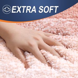 Hot Selling 17"x24" Microfiber Bath <b>Mat</b> Super Absorbent Anti-Skid Non-Slip Floor Thick Plush Shaggy Tufted <b>Bathroom</b> Rug Home - Product Image 2