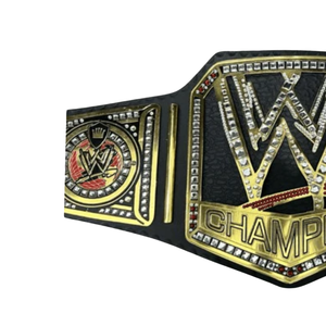Cinturón de Campeonato WWE Personalizable de Alta Calidad en Negro y Dorado, Cinturón Deportivo Personalizado, Edición de Coleccionista - Product Image 3
