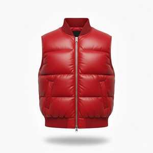 Gilets matelassés en duvet en gros – Vestes sans manches chaudes d'hiver pour hommes et femmes – Vêtements d'extérieur personnalisés – Usine - Product Image 3