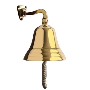 Nuevo 2025 decoración latón antiguo barco campana mayorista fabricante náutico latón barco campana fabricante y exportador - Product Image 1